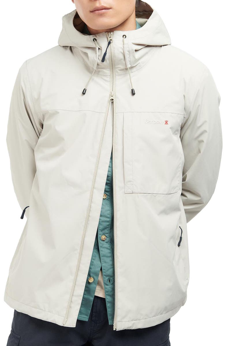 Barbour Kenton Waterproof Hooded Jacket, Main, color, 