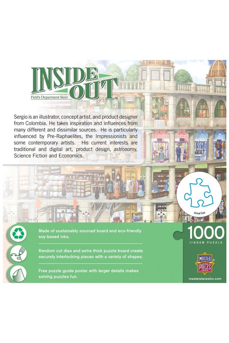 Field's Department Store 1000pc Puzzle, Alternate, color, Multicolor