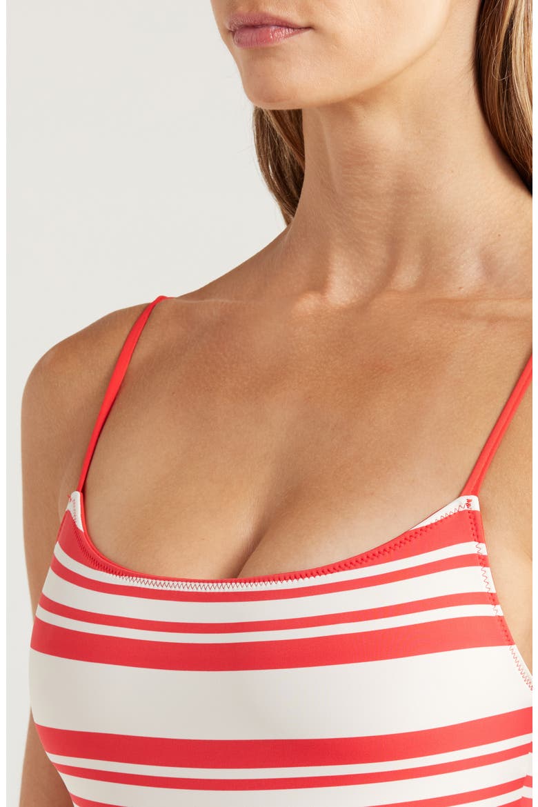 The Renna Reversible One-Piece Swimsuit, Alternate, color, APPLE RED