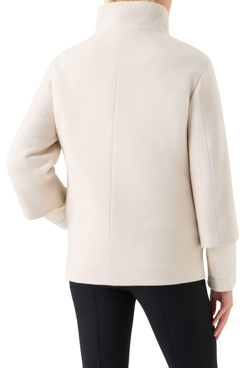 2-in-1 Felted Wool Blend Car Coat, Alternate, color, 038 WINTER WHITE