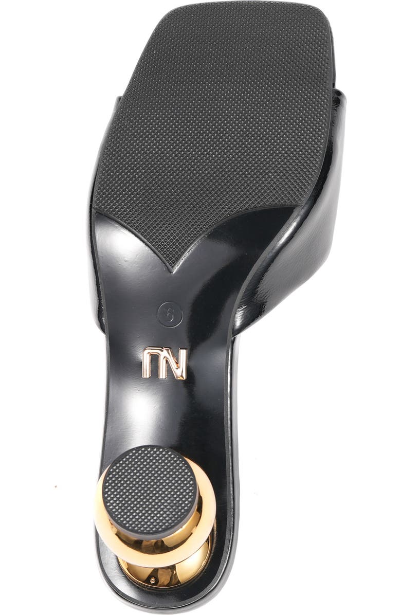 NINETY UNION Milano Orb Heel Slide Sandal, Alternate, color, Black