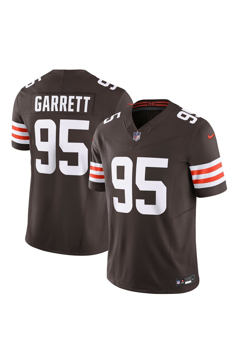 Nike Men's Nike Myles Garrett Brown Cleveland Browns Team Vapor F.U.S.E. Limited Jersey, Alternate, color, Brown