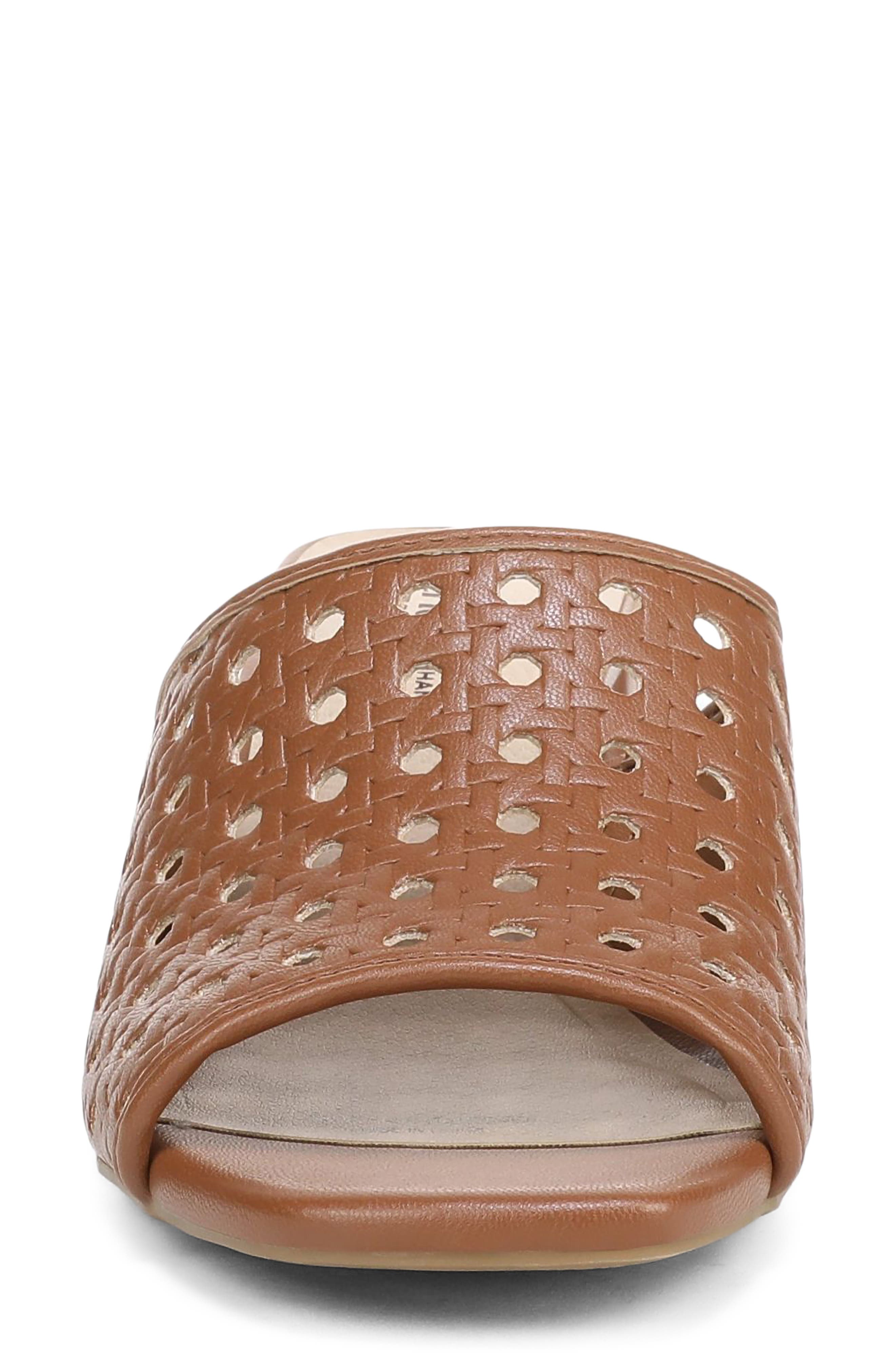 Colette Slide Sandal, Alternate, color, CARAMEL