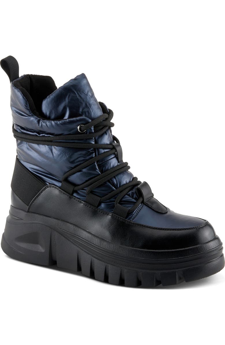 AZURA BY SPRING STEP Snowstorm Boot, Main, color, Navy Multi