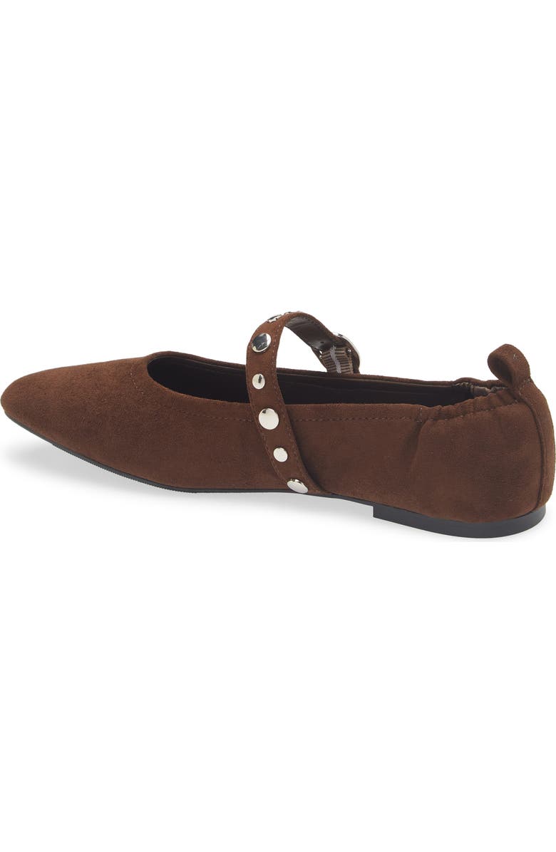 Open Edit Amethyst Mary Jane Ballet Flat, Alternate, color, Brown Coffee