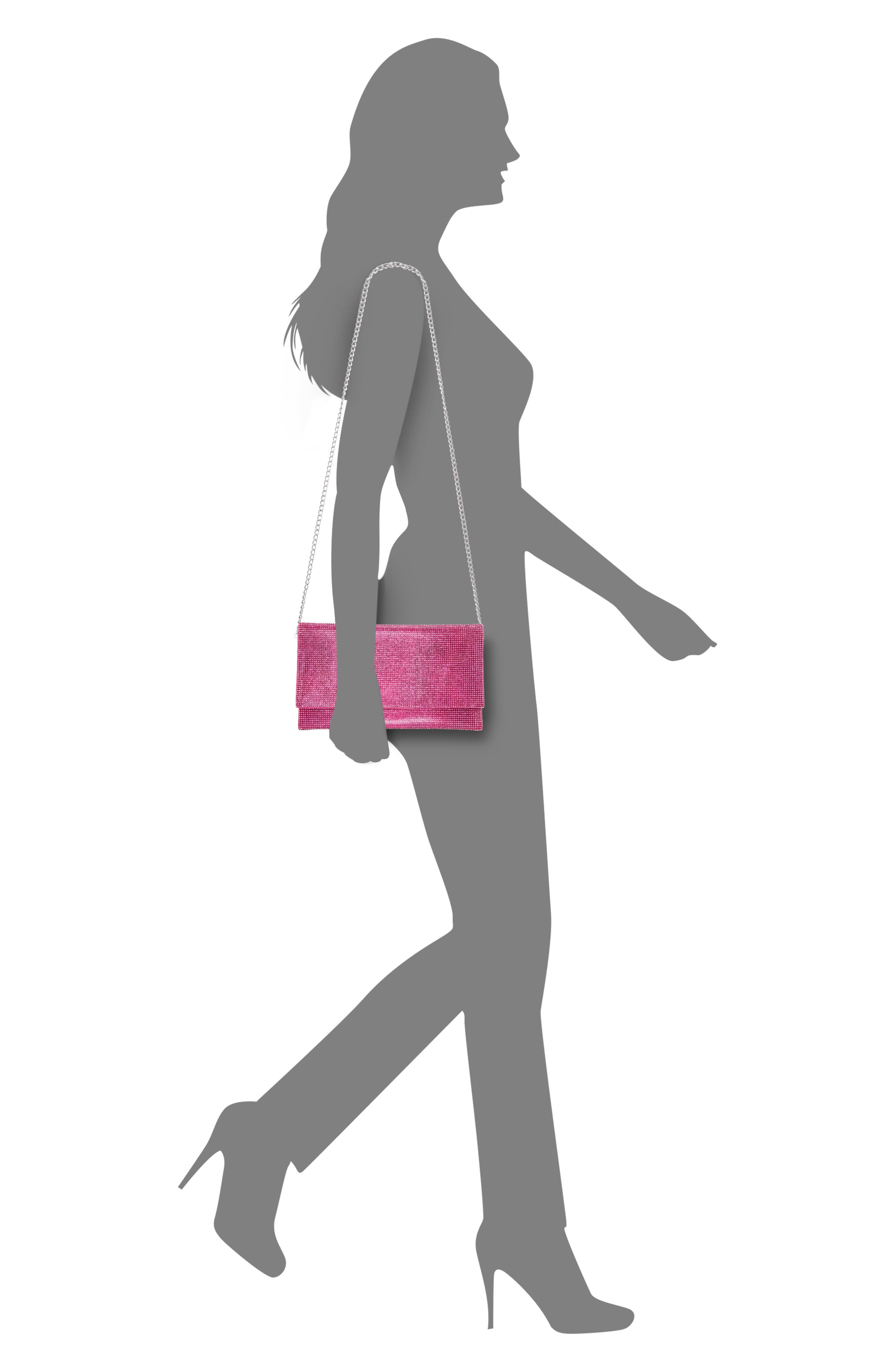 Crystal Clutch, Alternate, color, ULTRA PINK