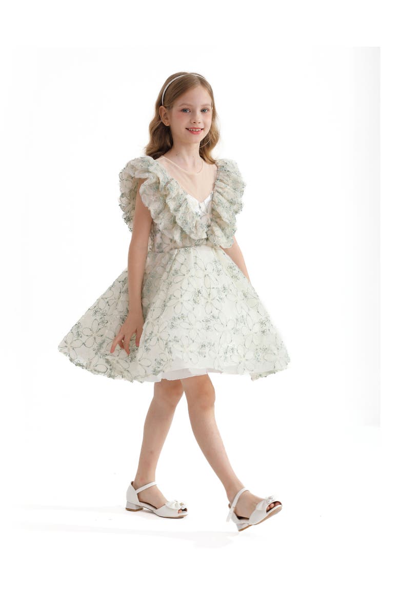 Tulleen Honeydale Dress, Alternate, color, Green