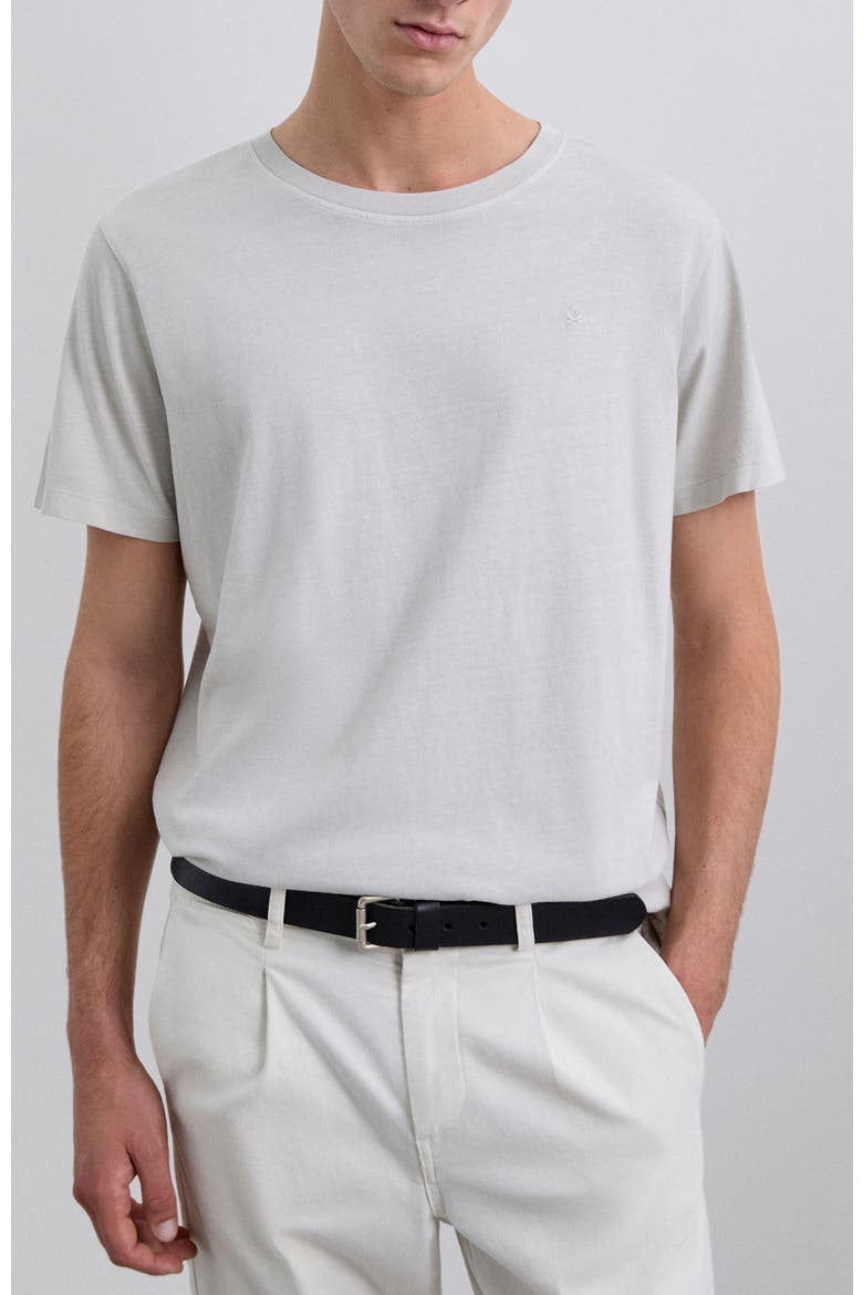 Skull Winter Tee, Main, color, Lightgrey