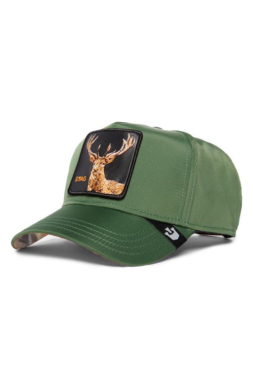 Goorin Bros. Party Hard Stag Snapback Hat in Forest 