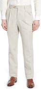 Berle Pleat Front Linen Pants