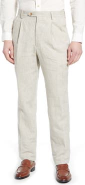Berle Pleat Front Linen Pants
