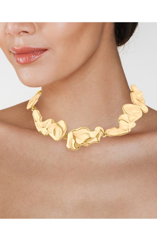 Jardin Liquid Metal Collar Necklace