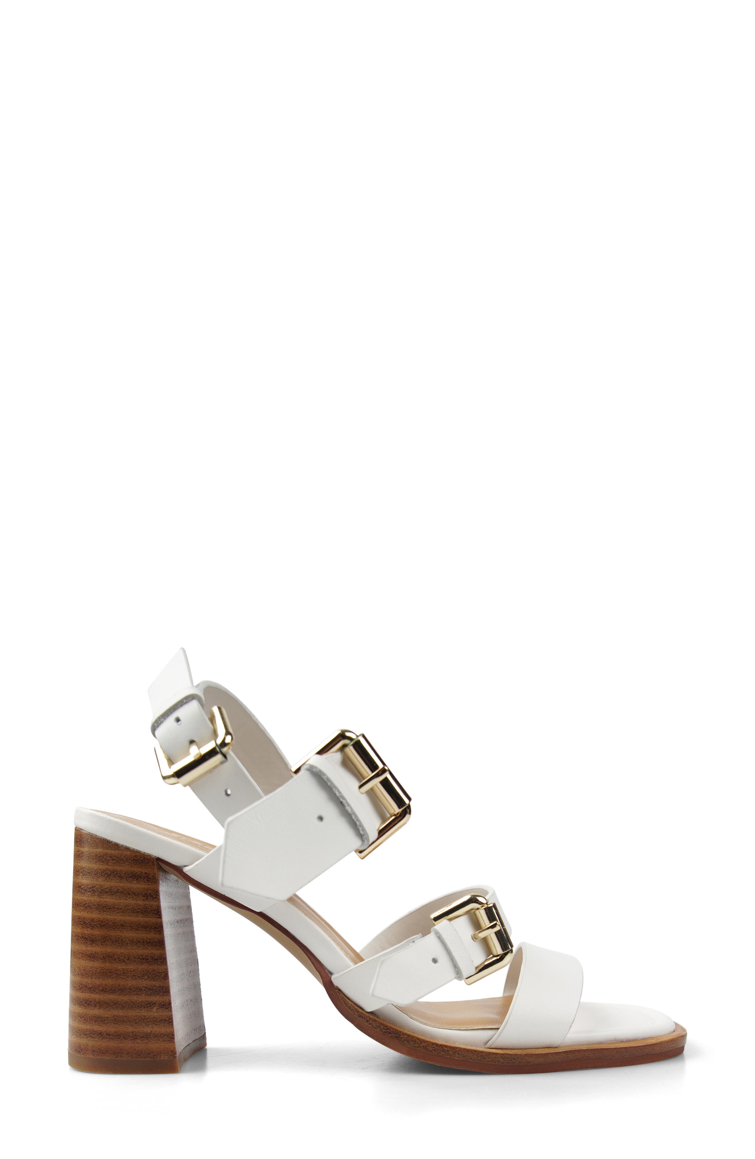 Billey Slingback Sandal, Alternate, color, WHITE LEATHER