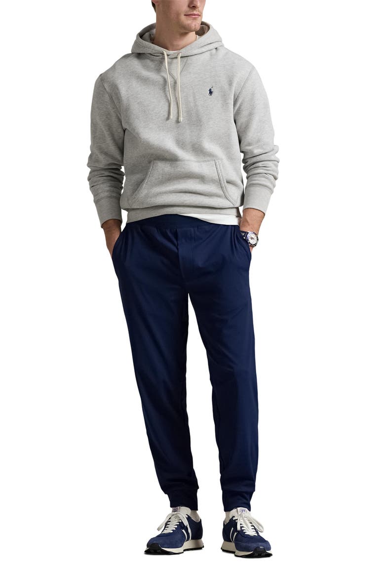 Wrap Tech Jersey Athletic Joggers, Alternate, color, REFINED NAVY