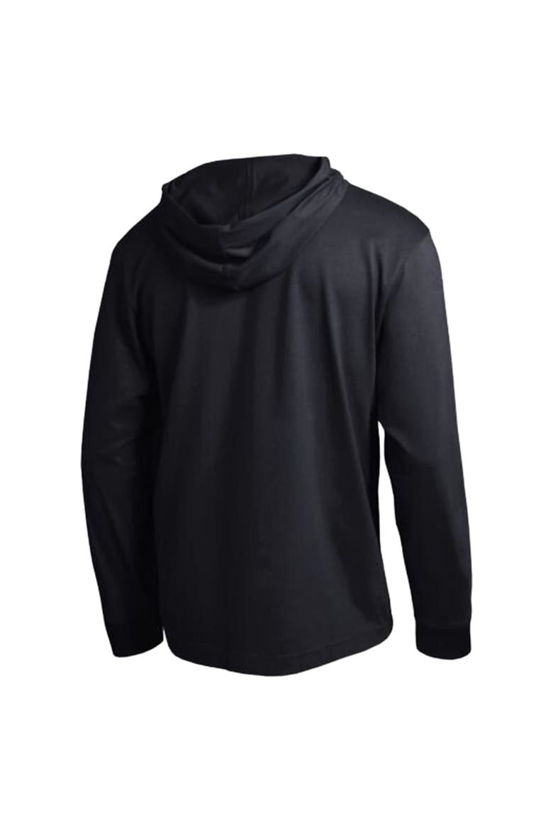Men's Champion  Black Purdue Boilermakers Gradient All-Star Long Sleeve Hooded T-Shirt, Alternate, color, Black