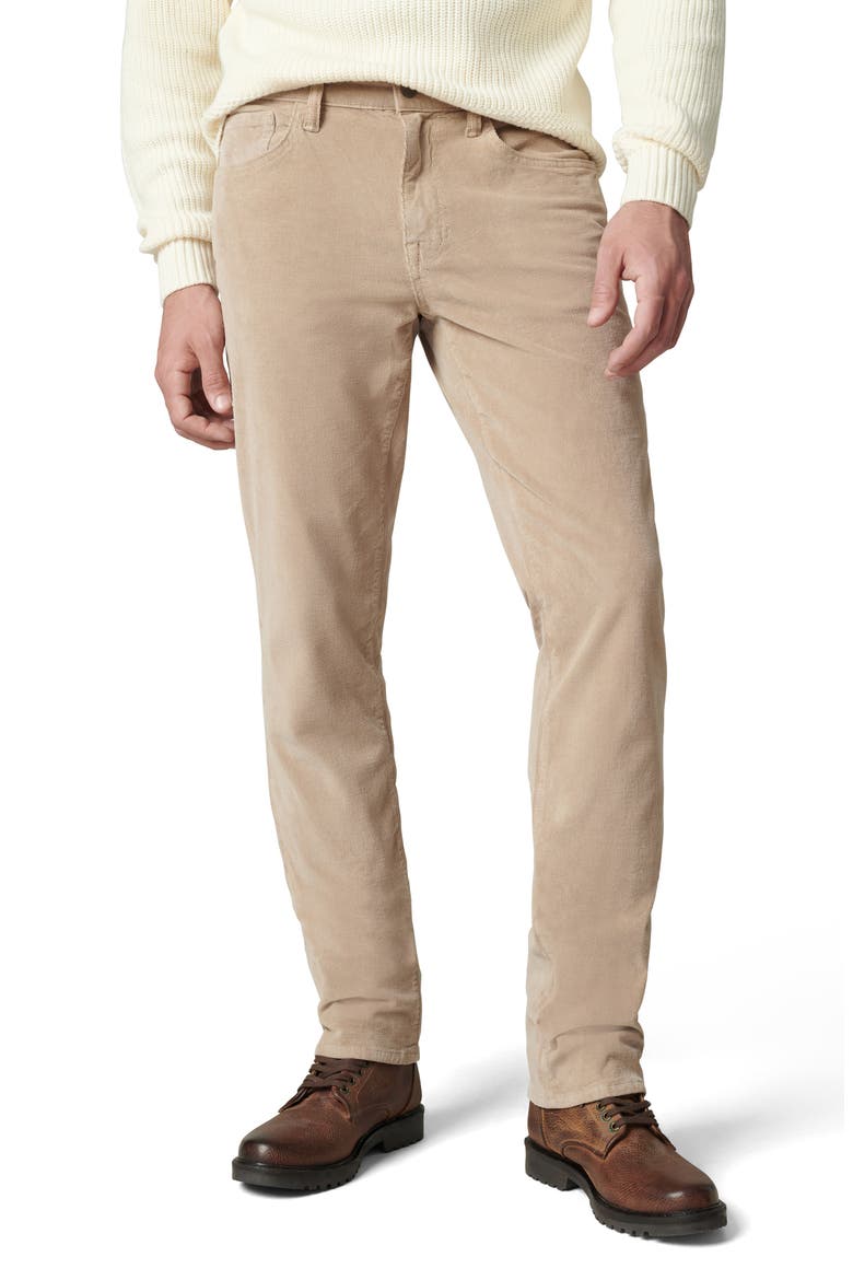The Brixton Slim Straight Leg Corduroy Jeans, Main, color, DUNE