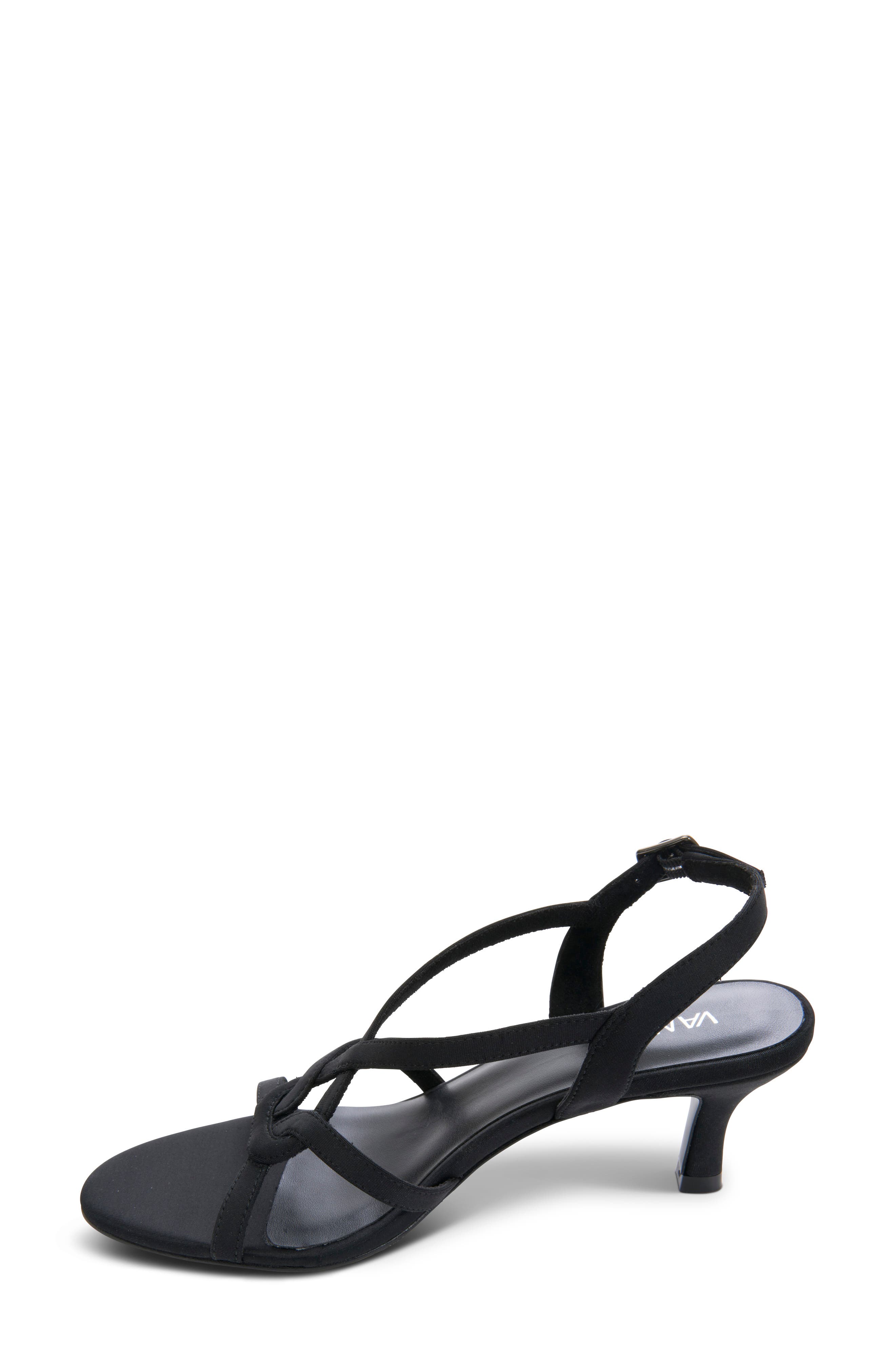 VANELi Monde Strappy Slingback Sandal, Alternate, color, Black