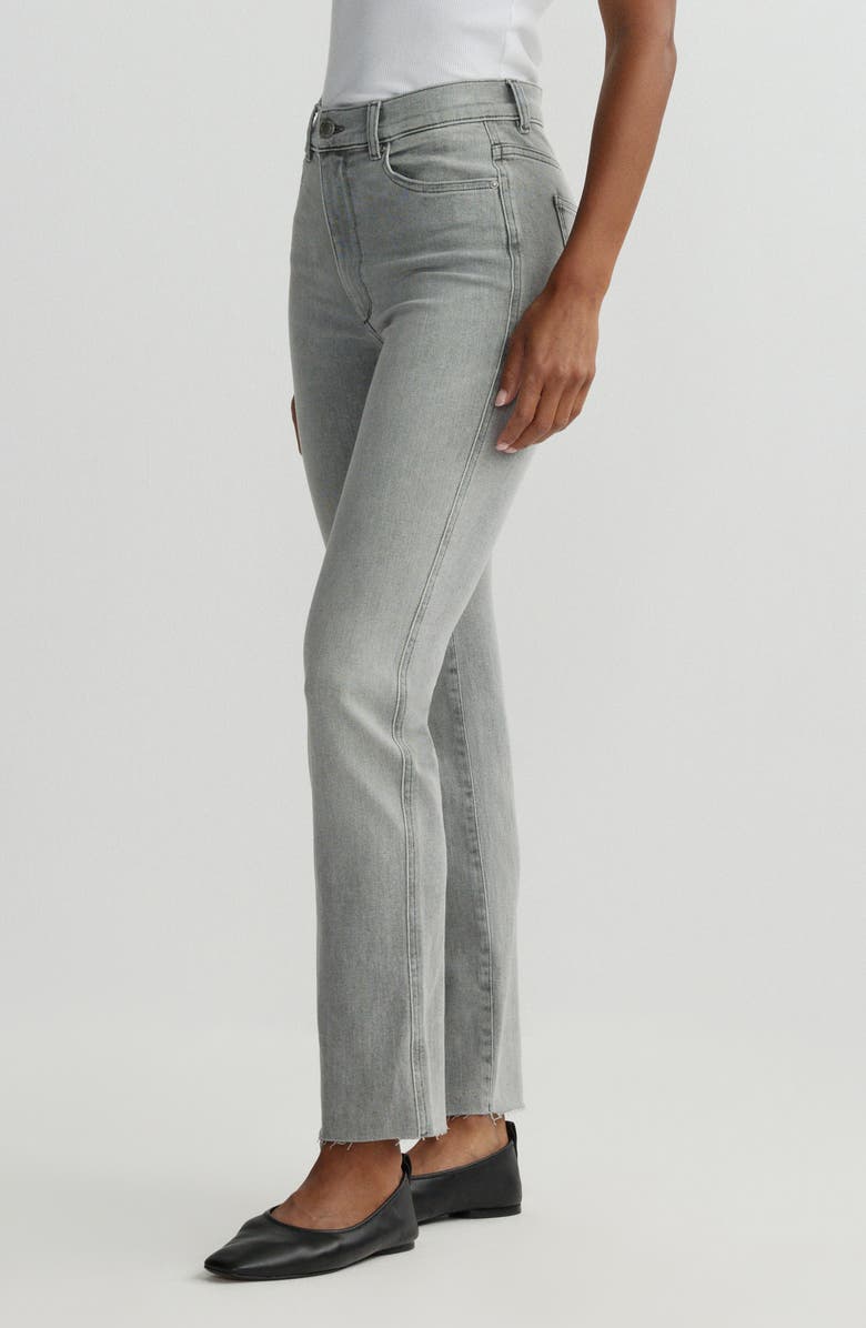 DL1961 Halle Straight Instasculpt<sup>™</sup> High Rise Jeans, Alternate, color, Light Smoke