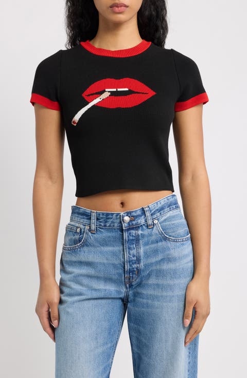 Groupie Knit Graphic Baby Tee