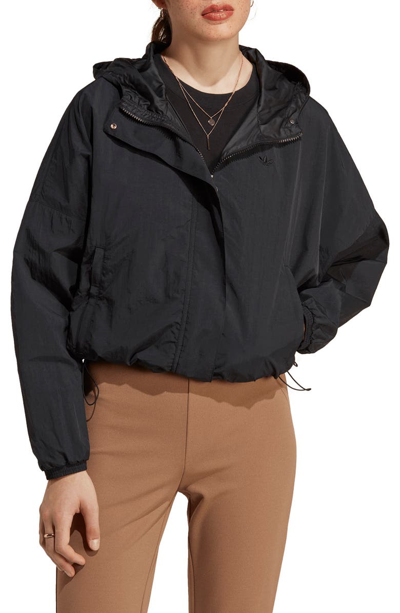 adidas Originals Essential Embroidered Logo Jacket, Main, color,