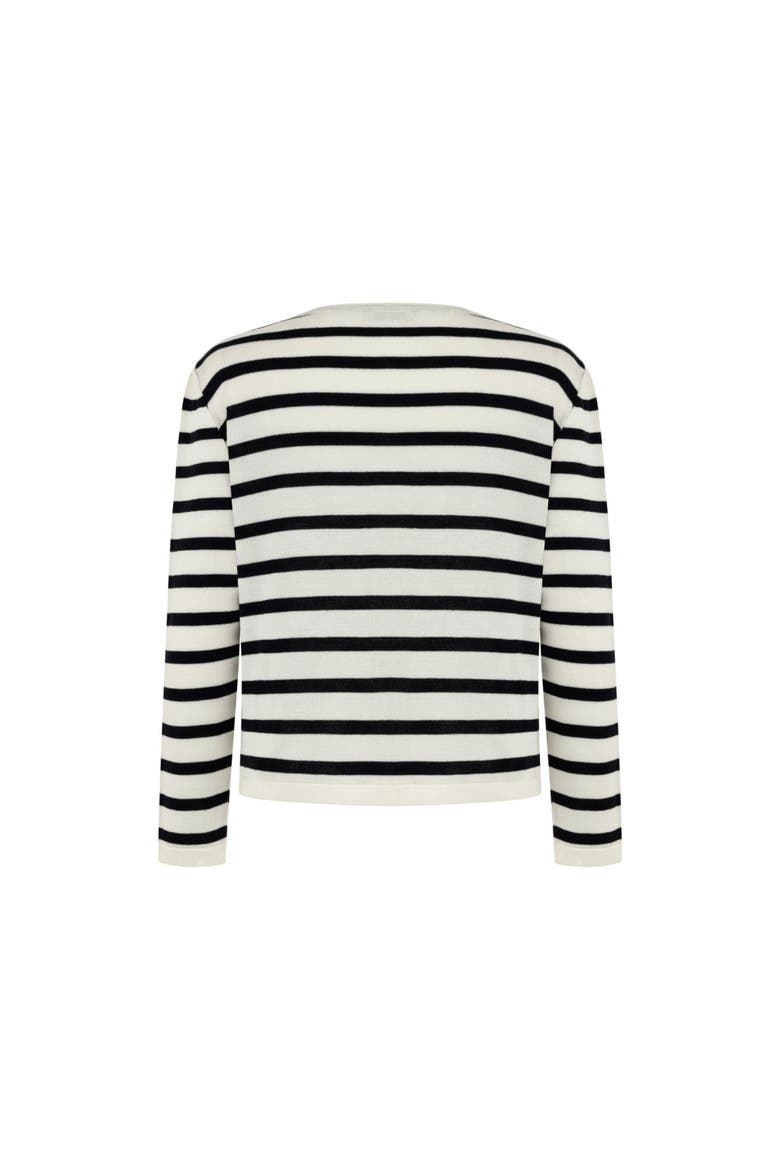 Striped Knitwear Cardigan, Alternate, color, Multi-Colored