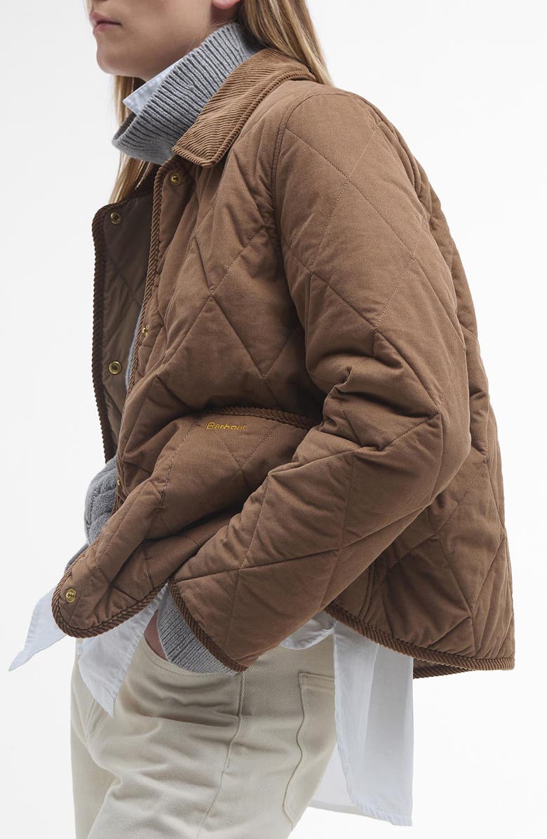 Barbour Liddesdale Crop Quilted Jacket, Alternate, color,