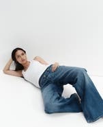 H&M Mama wide jeans