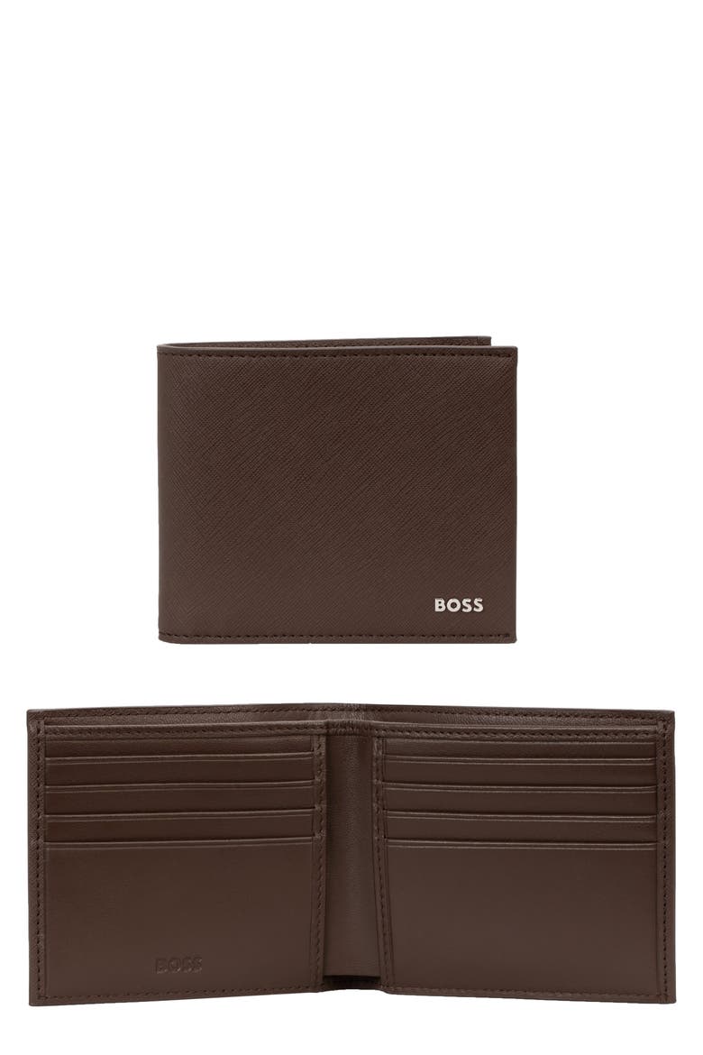 Northon Bifold Wallet, Main, color, DARK BROWN