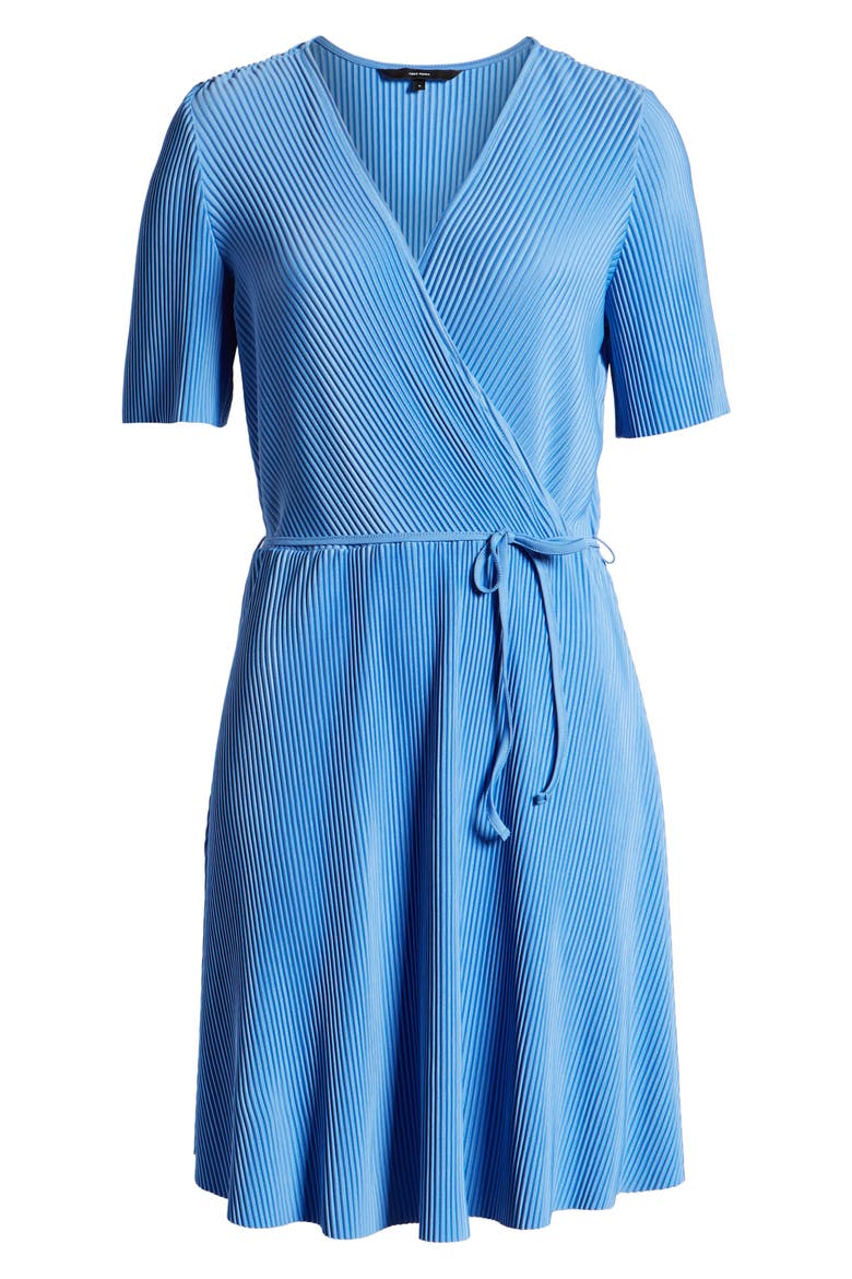 Tally Wrap Dress, Alternate, color, GRANADA SKY