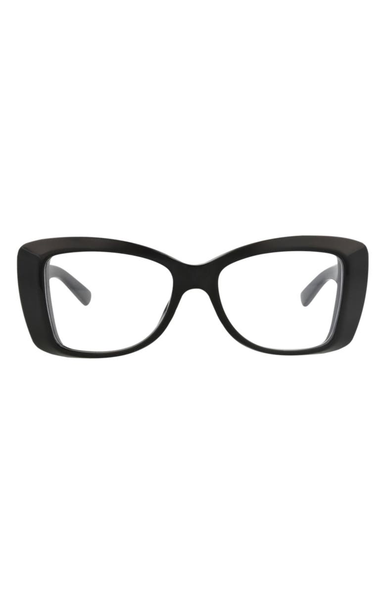 Gucci Optical Glasses, Main, color, Black Black Transparent
