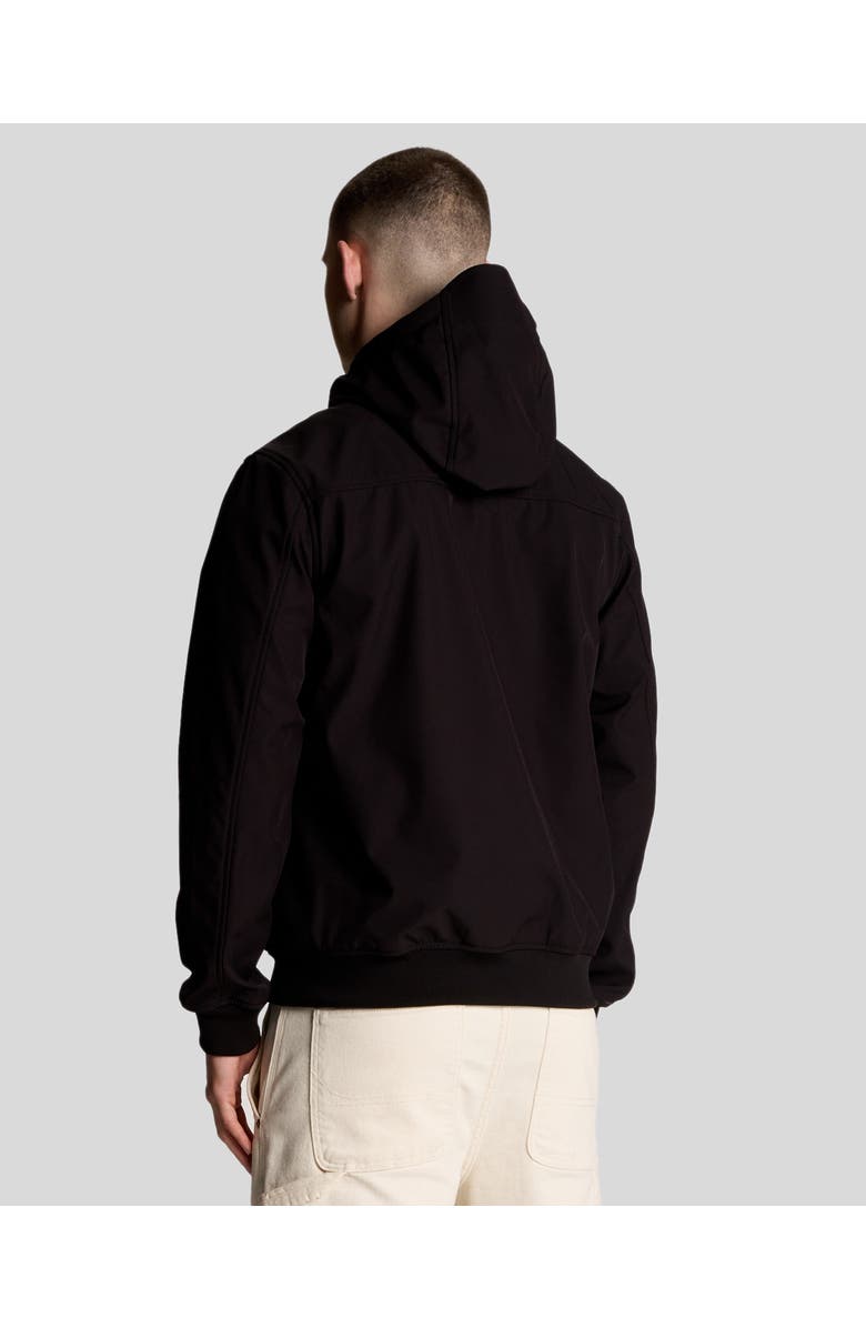 Lyle & Scott Mesh Back Long Sleeve Softshell Jacket, Alternate, color, Jet Black