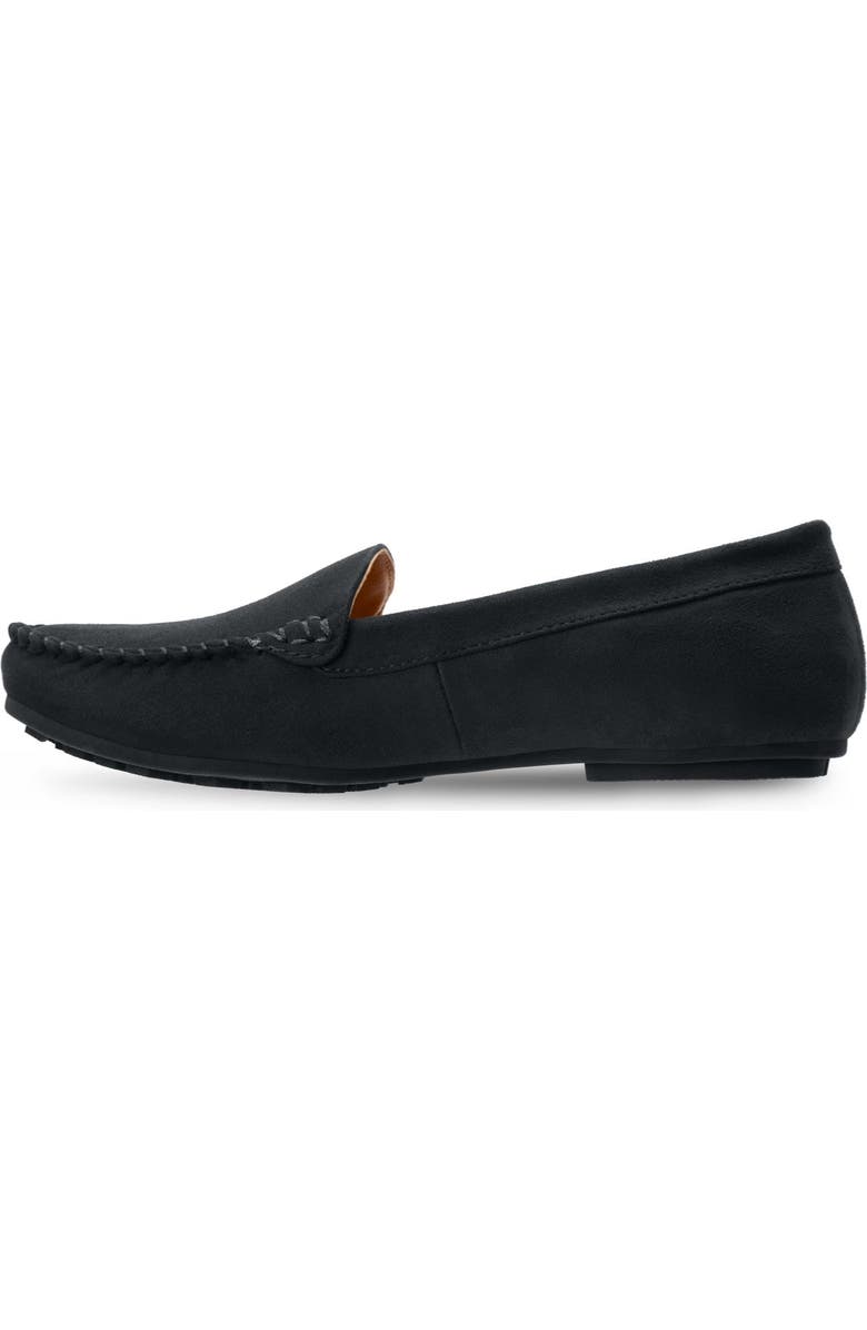 Comfortview The Milena Slip On Flat, Alternate, color, Black