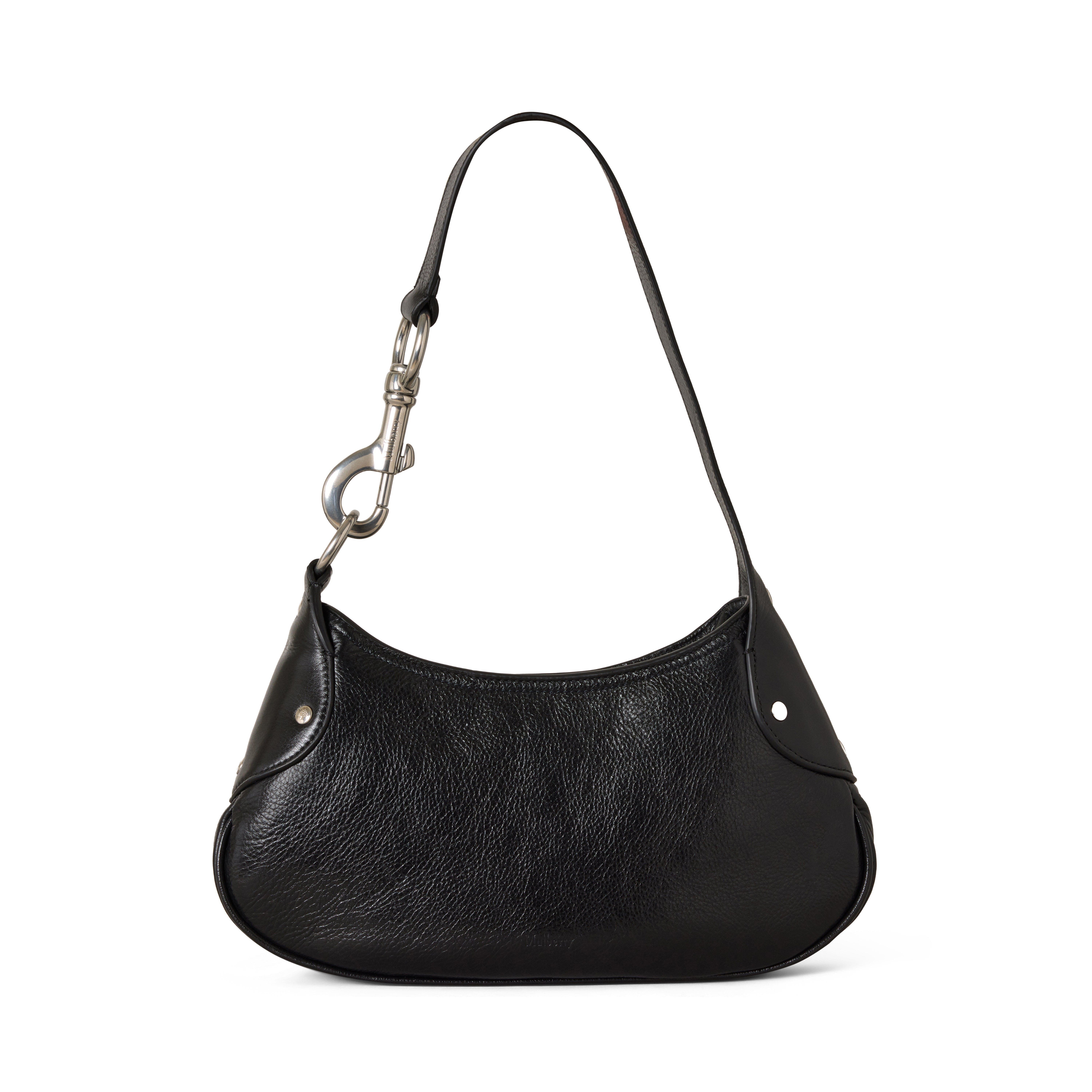 Mulberry Small Hackney Shoulder Bag, Main, color, Black