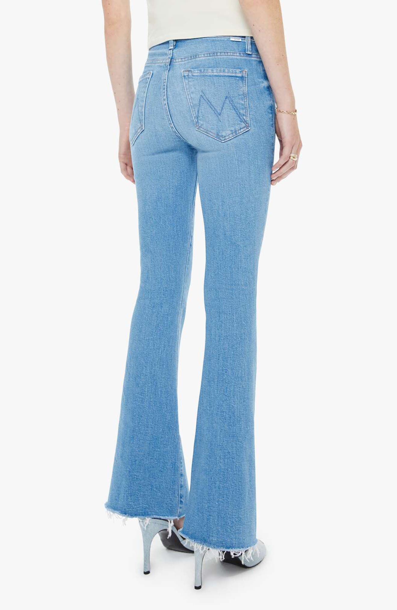 Fray Hem Flare Jeans - image 2
