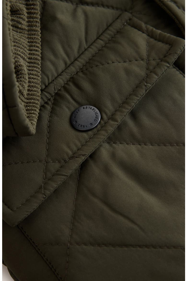 Kids' Diamond Quilted Jacket, Alternate, color, GREEN