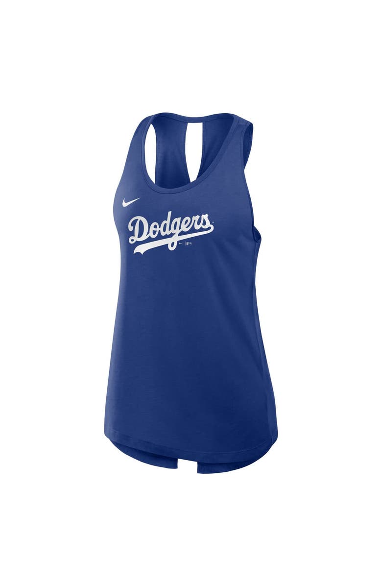 Nike Women's Nike Royal Los Angeles Dodgers Crisscross Performance Tank Top, Alternate, color, Royal