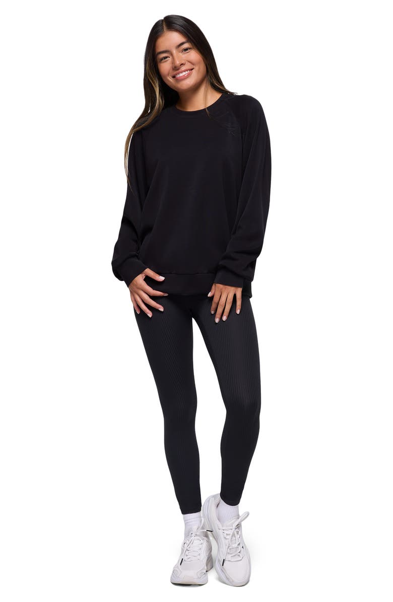prAna Shea Crewneck Sweatshirt, Alternate, color, Black