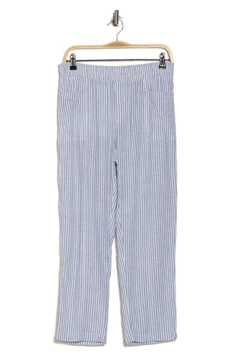 Caslon<sup>®</sup> Pull-On Linen Blend Pants, Alternate, color,