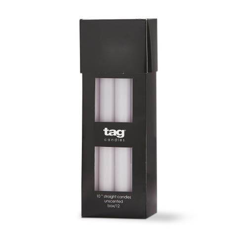 Color Studio Straight Taper Unscented Paraffin Wax Candle Set