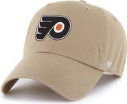 '47 Men's '47  Khaki Philadelphia Flyers Logo Clean Up Adjustable Hat