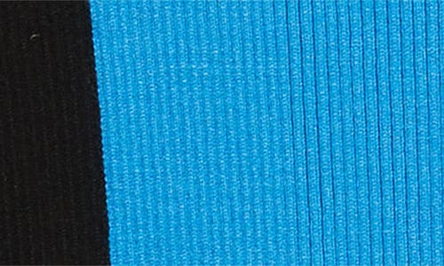 Elie Tahari The Delia Colorblock Rib Sweater In Black