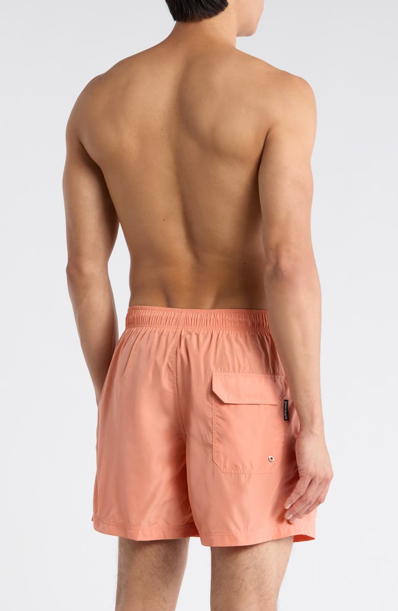 Palm Angels Logo Swim Shorts, Alternate, color, Pink