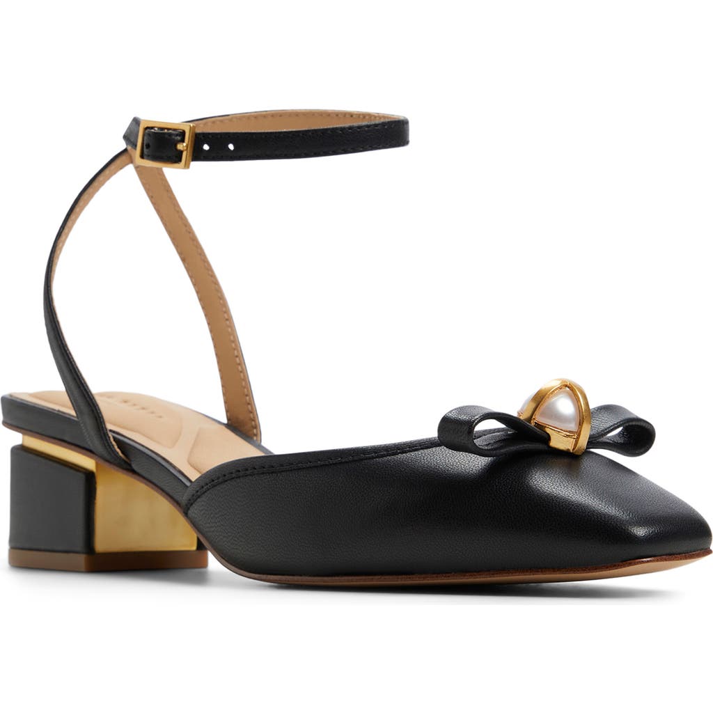 Ted Baker London Mabel Ankle Strap Pump In Black
