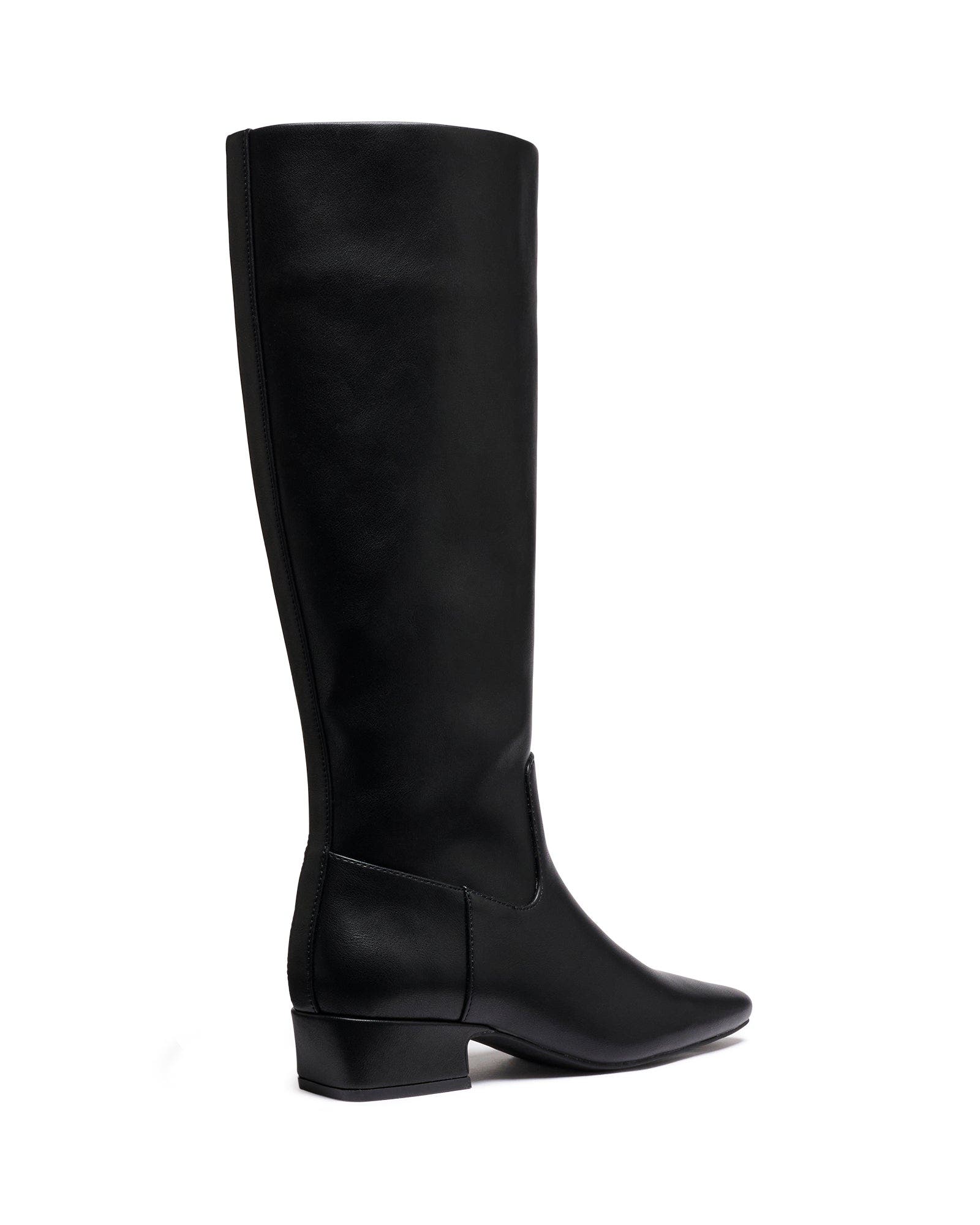 Therapy Australia Anine Tall Boot, Alternate, color, Black Stretch Pu