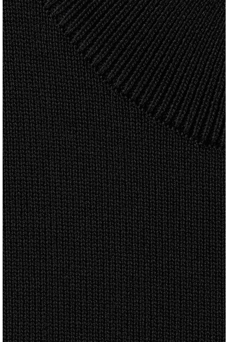 x Kaia Gerber Cutout Knit Dress, Alternate, color, BLACK