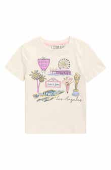 Scotch & Soda Kids' Los Angeles Logo Graphic T-Shirt