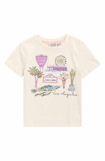 Scotch & Soda Kids' Los Angeles Logo Graphic T-Shirt