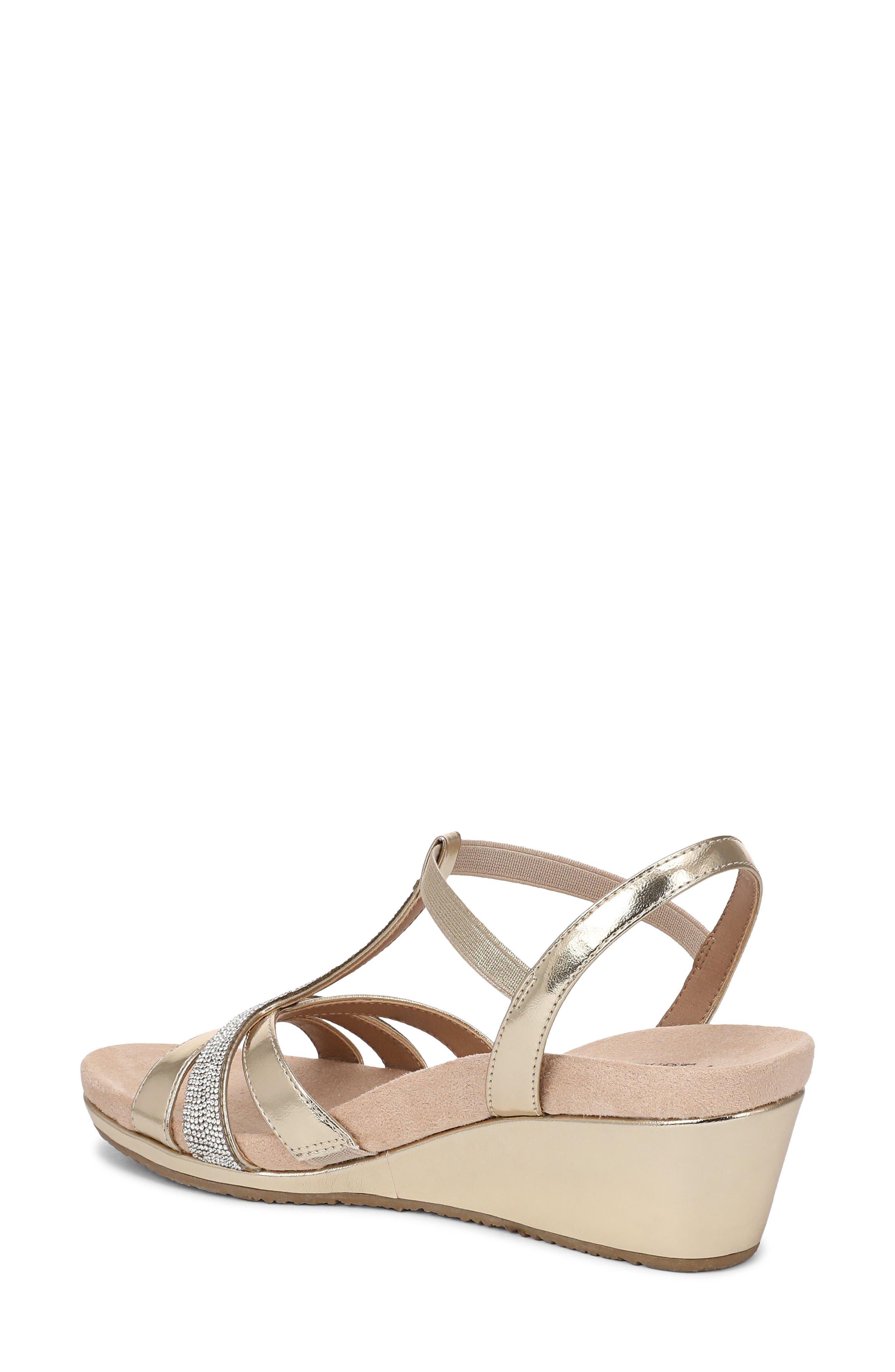 Mimosa Slingback Platform Wedge Sandal, Alternate, color, GOLD