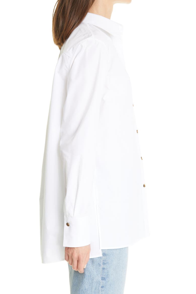 Greyson Cotton Blouse, Alternate, color, WHITE