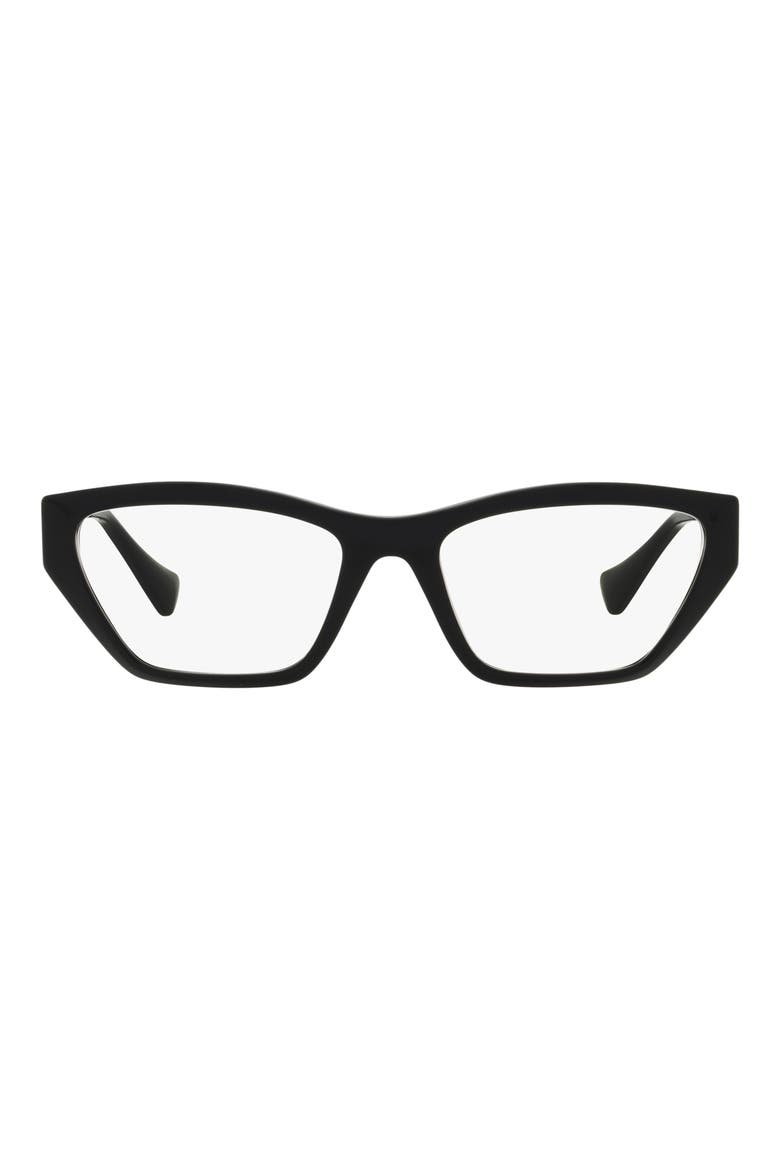 55mm Irregular optical glasses, Main, color, BLACK